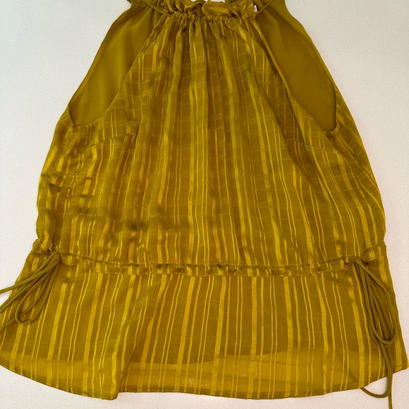 Ted Baker Drawstring Halter Top in Chartreuse - Picture 5 of 6